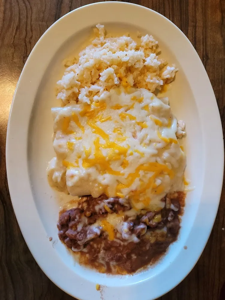 Chicken Enchiladas w Rice&Beans